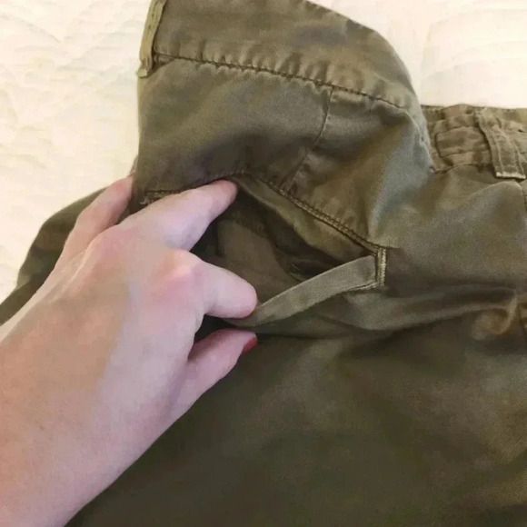 EUC Current/Elliot The Buddy Trouser in Army Green w/Tape, Size 27 - Picture 8 of 11